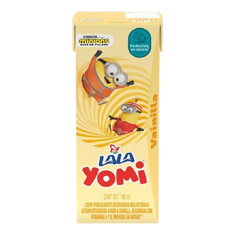 Leche Uht Lala Yomi Vainilla Slim 190 Ml