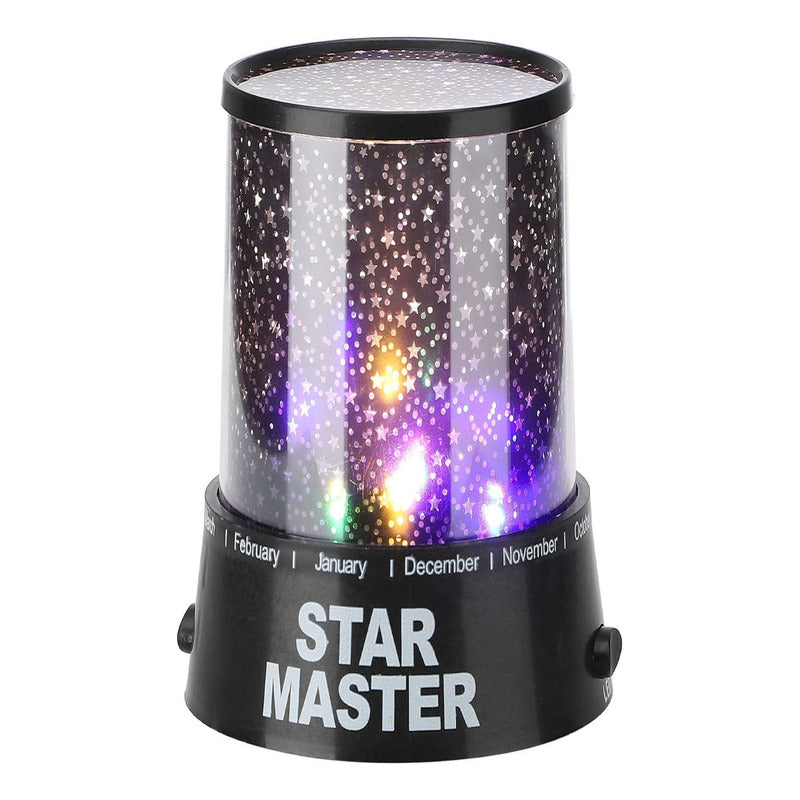 Mini Lampara Usb Superbrillante Proyector Estrella Galaxia Negro Unitalla