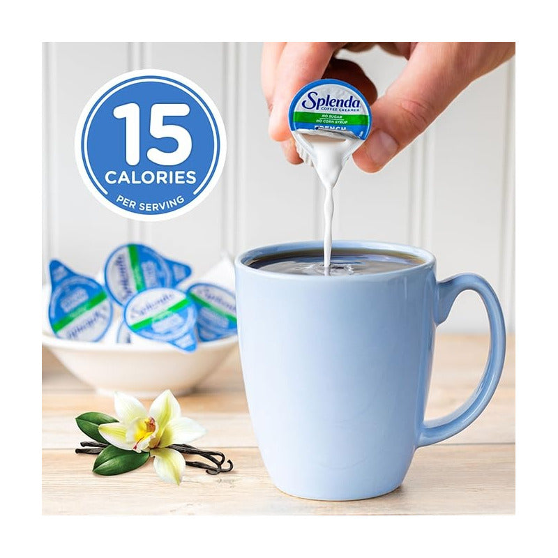 Crema Para Café French Vanilla Splenda Creamer Cups 48 Pzs