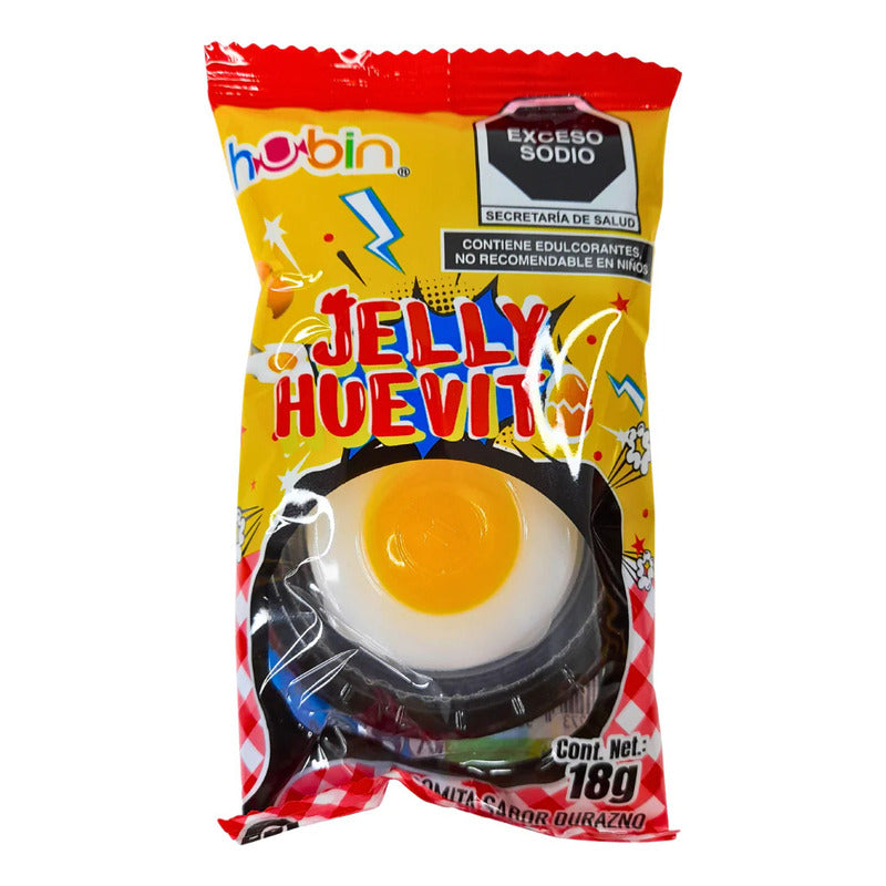 12 Jelly Huevito Estrellado Tronador Gomita