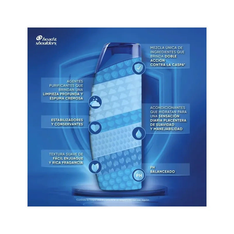 Shampoo Head & Shoulders Base Men Mentol Fresh Caspa 1.19 L