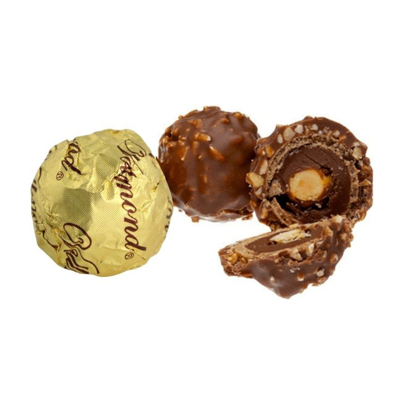Trufas De Chocolate Cacahuate Y Galleta Almendra Alta Calidad En Estuche De Acrílico 12 Piezas 150g