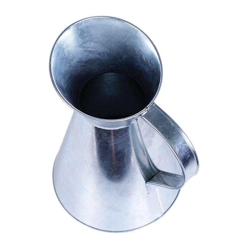 Florero Jarra Jarron Primitivo Decorativo Jardin Galvanizado