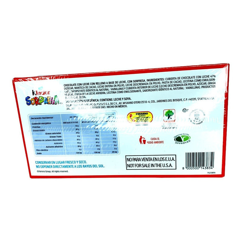 Kinder Sorpresa Niño Paquete Con 8 Huevitos Sorpresa