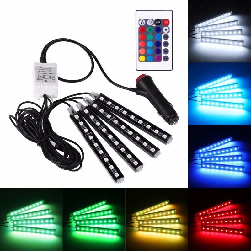 Tira Led Rgb Audioritmica Atmosfera Jetta Exterior Auto - Eurotruck Mexico