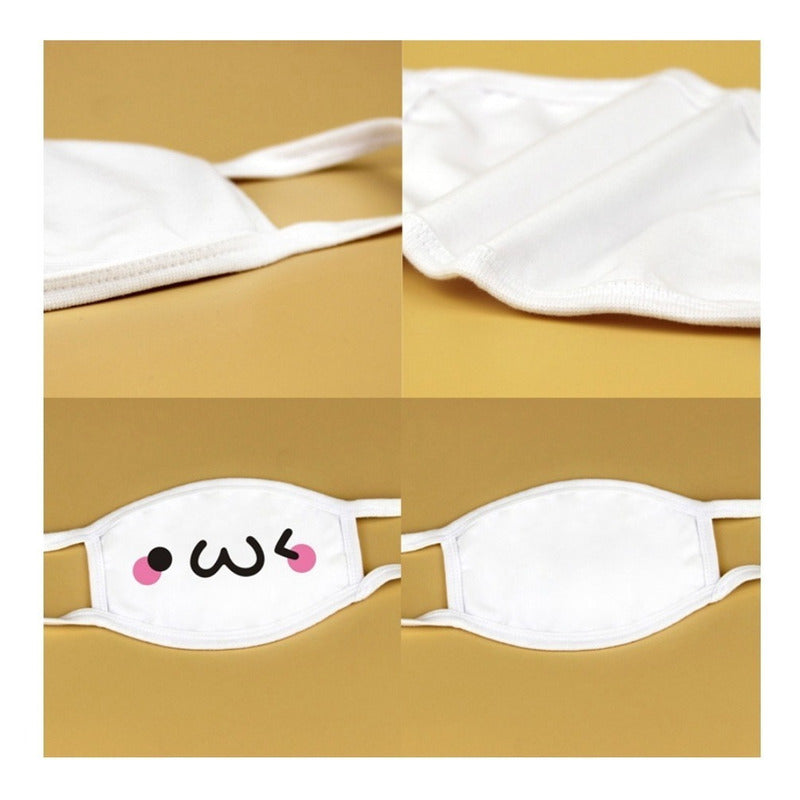 Cubrebocas Mascara Figuras Proteccion De Frio Polvo Unisex