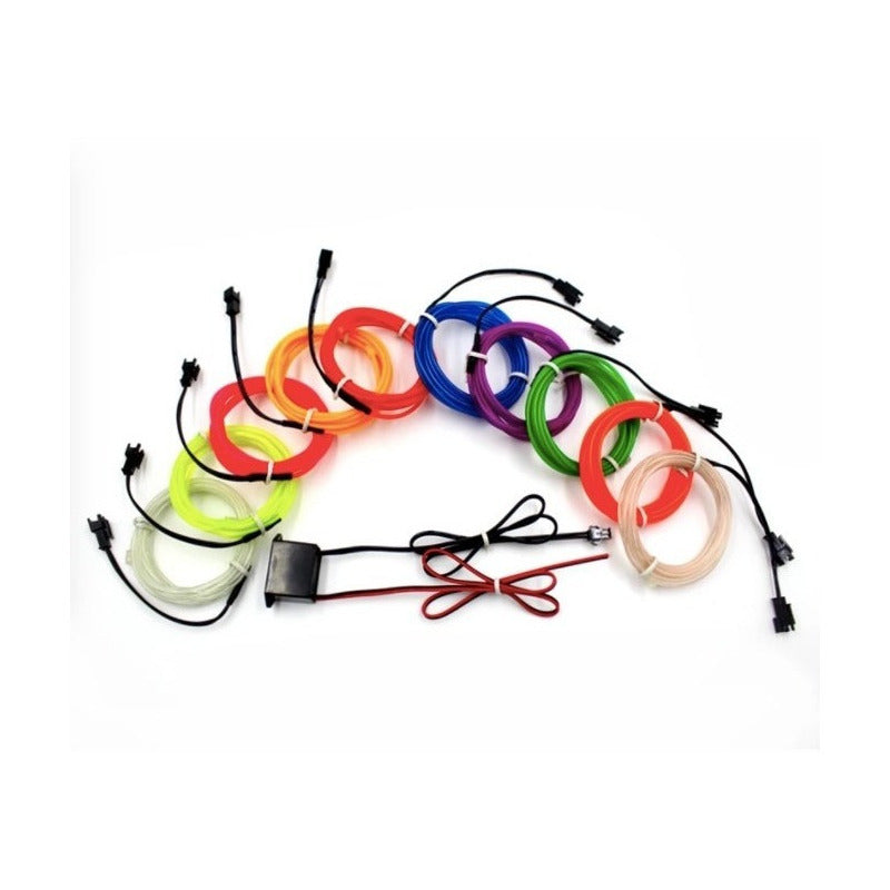 Tira Led Neon Luminoso 2*3m Cable Usb 5v Auto Jetta Vw Audi - Eurotruck Mexico