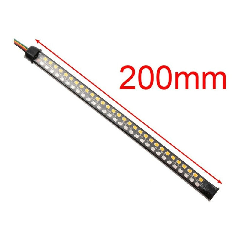 Tira Moto Led Secuencial Stop Direccionales Flexible 20cm