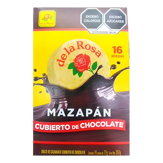 De La Rosa Mazapan Cubierto De Chocolate 16pz 352g - Eurotruck Mexico