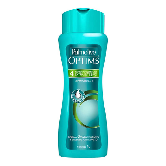 Shampoo Acondicionamiento Extra Intensivo 2 En 1 Nivel 4 Palmolive Optims 1 L