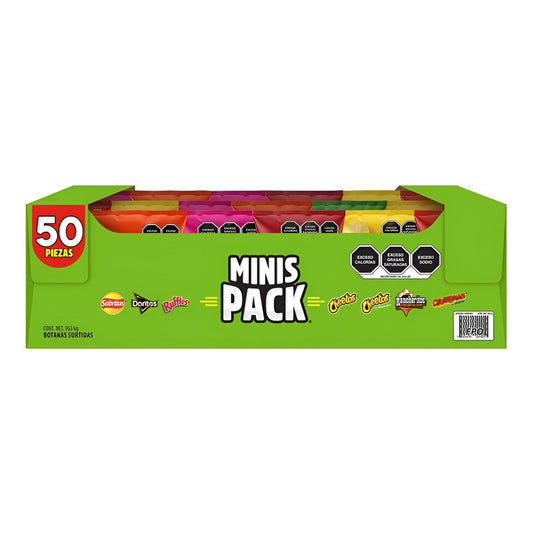 Surtido De Botanas Sabritas Minis Pack Con 50 Pzas - Eurotruck Mexico