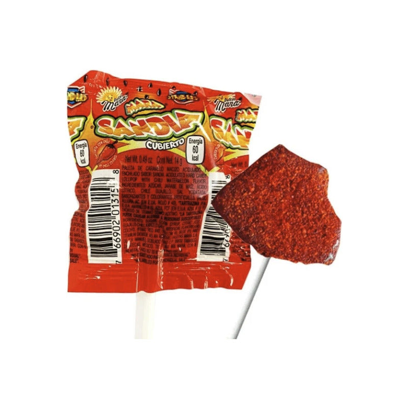 Paleta Sandía Enchilada 40 Piezas Kosher Sabor Intenso De Mara - Eurotruck Mexico