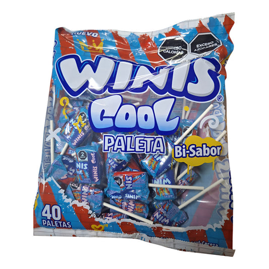 Winis Paleta Cool Sabor Mora Azul Y Cereza 40 Pzas - Eurotruck Mexico