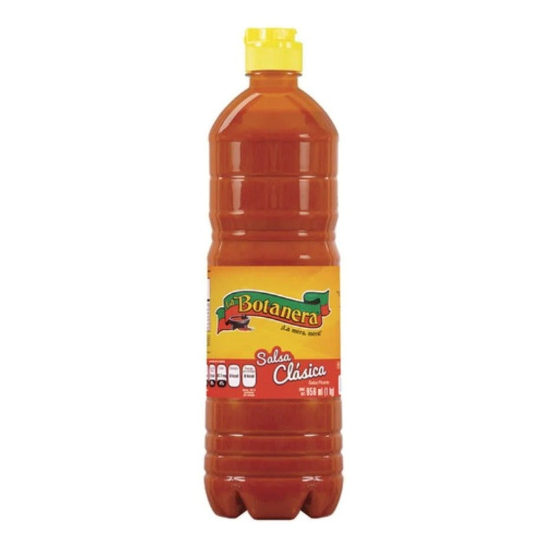 Salsa Picante La Botanera Etiqueta Amarilla Clasica 1 Lt - Eurotruck Mexico