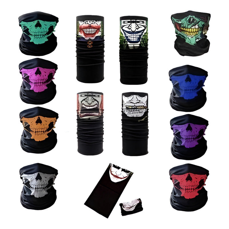 70 Bandana Mascara Bufanda Moto Tactico +180 Modelos Multicolor Bandana