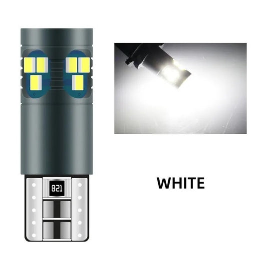 Par Foco Luz Led T10 Pellizco Canbus Iluminacion W5w 18smd