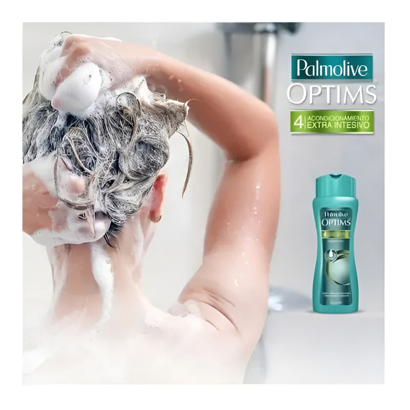 Shampoo Acondicionamiento Extra Intensivo 2 En 1 Nivel 4 Palmolive Optims 1 L