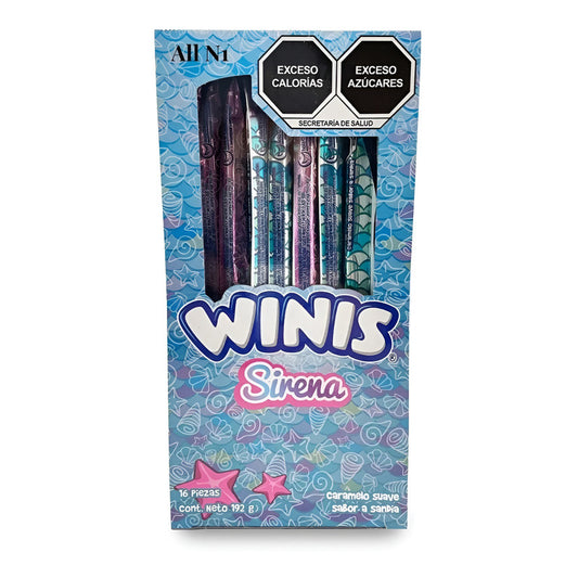 Winis Caramelo Sabor Sandía Sin Gluten Pack 16 Piezas - Eurotruck Mexico