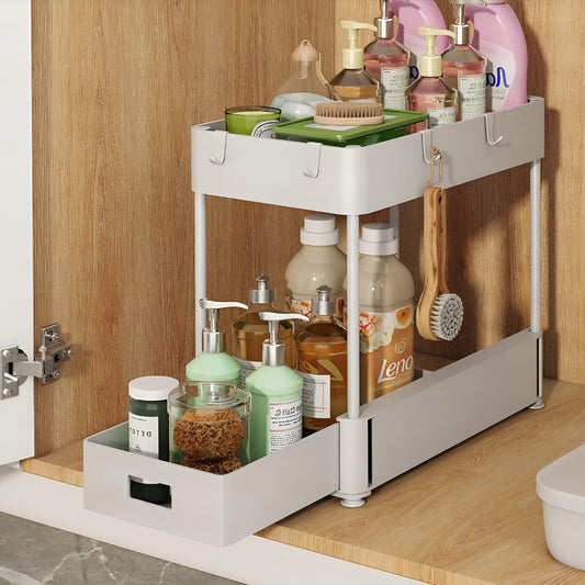 Organizador Multiusos Cosina Baño Encimera Tocador Color Blanco