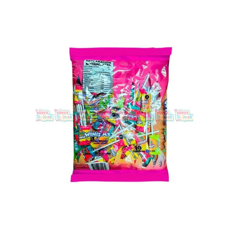 Winis Paleta Acid Up Enchiladas Sabor Mango Y Sandia 40 Pzas - Eurotruck Mexico