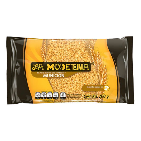 Sopa La Moderna Munición Pasta De Sémola De Trigo Durum 200g - Eurotruck Mexico