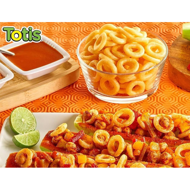 Totis Frituras Botana En Forma De Donita Sal Y Limon 25pz