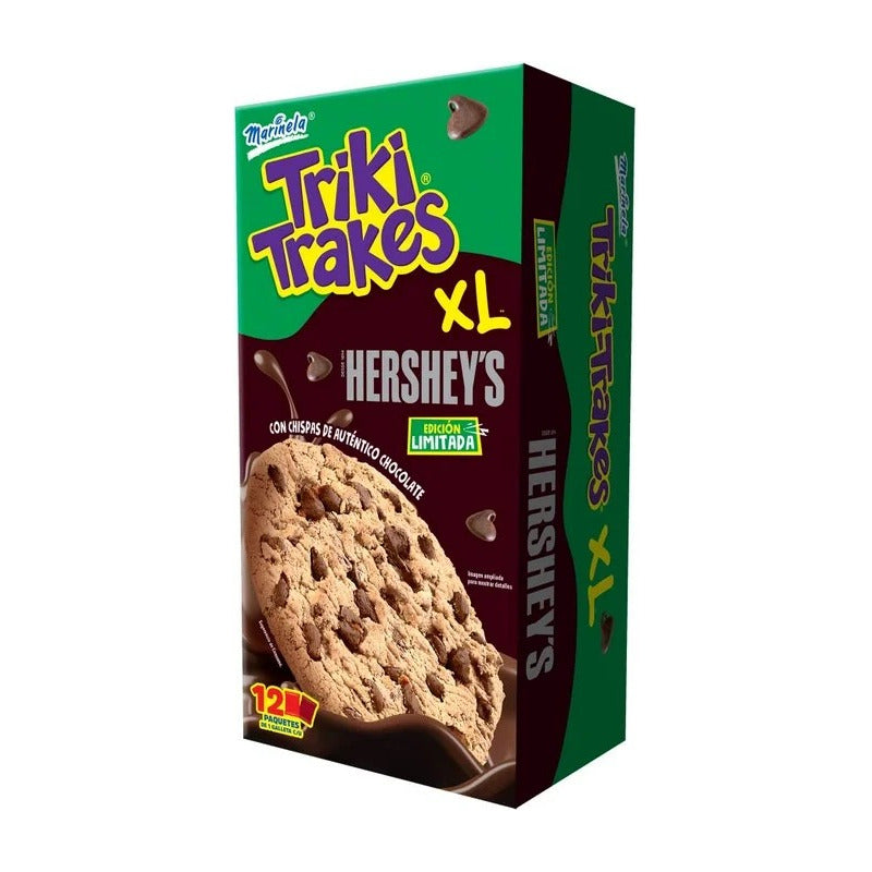 Galletas Marinela Triki Trakes Xl Hersheys 12pz 600gr