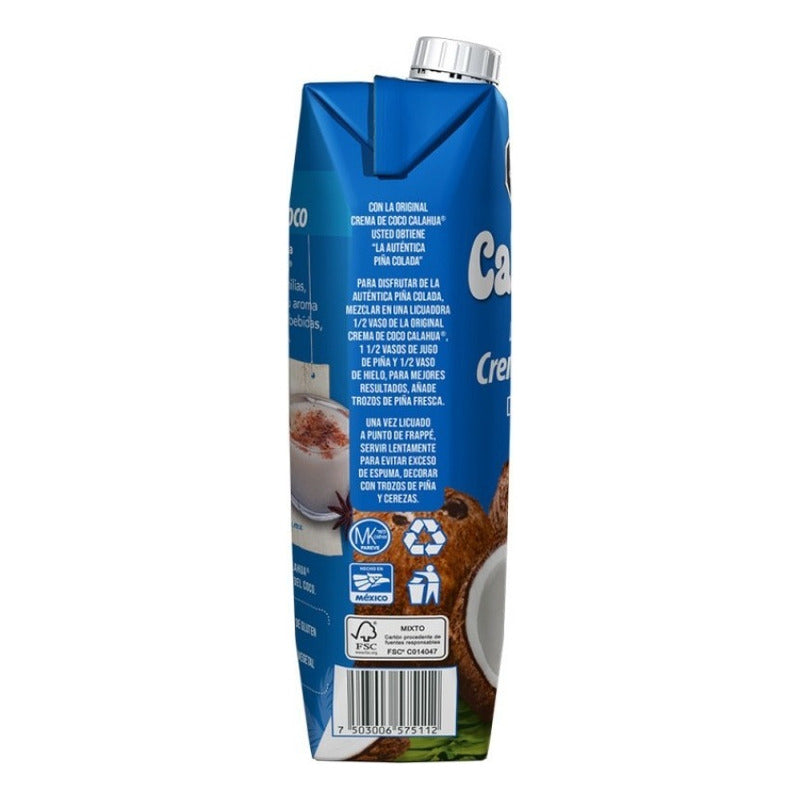 Calahua Crema Coco 1 Lt - Eurotruck Mexico