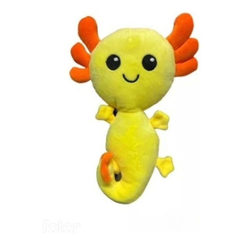 Peluche Ajolote Suave Colores Adorable Kawaii 25cm
