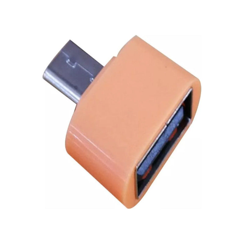 Adaptador Otg Usb A V8 Universal Tranferiencia De Datos