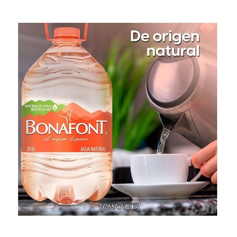 Agua Natural Bonafont De 6 Litros Purificada - Eurotruck Mexico