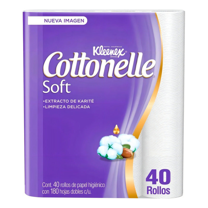 Papel Higiénico Kimberly-clark Kleenex Cotonelle 40 Rollos