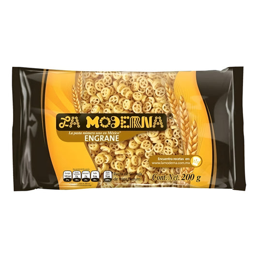 Sopa La Moderna Engrane Pasta De Sémola De Trigo Durum 200g - Eurotruck Mexico
