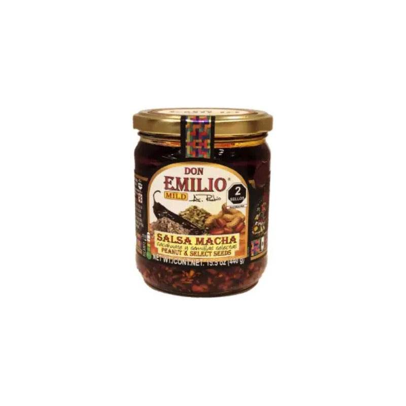 Salsa Macha Don Emilio Cacahuate Y Semillas Selectas 440gr - Eurotruck Mexico