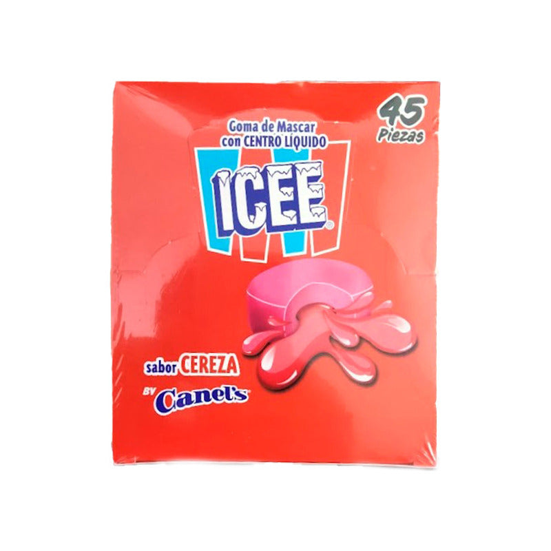 Canels Icee Chicle Cereza 225g 45 u - Eurotruck Mexico