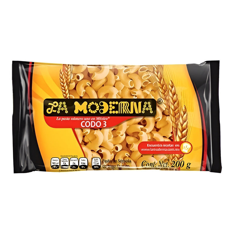 Sopa De Codo No. 3 200 Gr La Moderna - Eurotruck Mexico