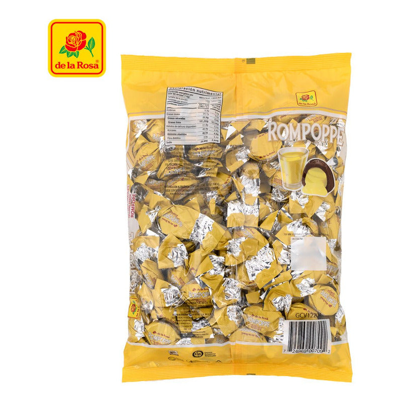 Bombón Chocolate Rompoppe 100 Pzs, Relleno Rompope