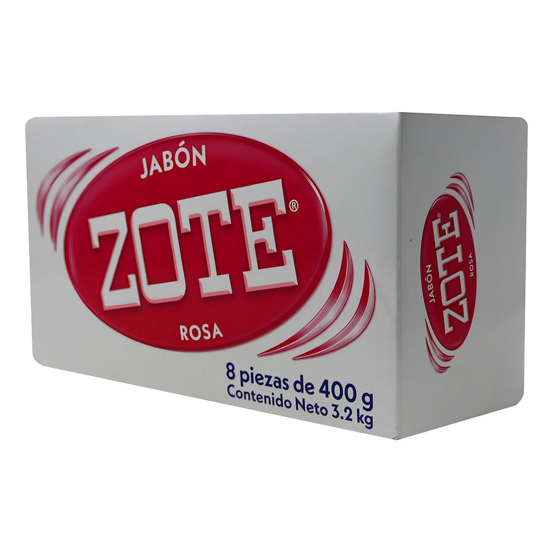 Jabon Zote En Barra Pack 8/400g (rosa) - Eurotruck Mexico