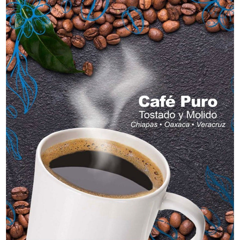 Cafe Puro Tostado Y Molido Tres Regiones Members Mark 1 Kg