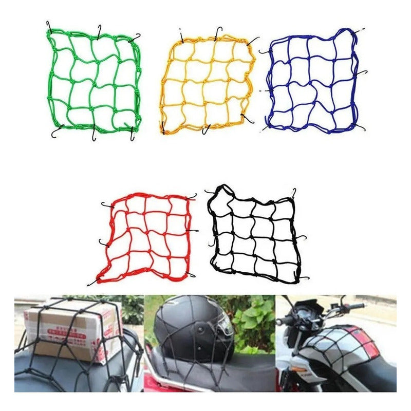 Red De Carga Elastica Porta Bulto Para Moto Casco Con Gancho - Eurotruck Mexico