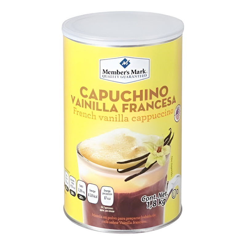 Cafe Capuccino Vainilla Francesa En Polvo Members Mark 1.8 Kg - Eurotruck Mexico