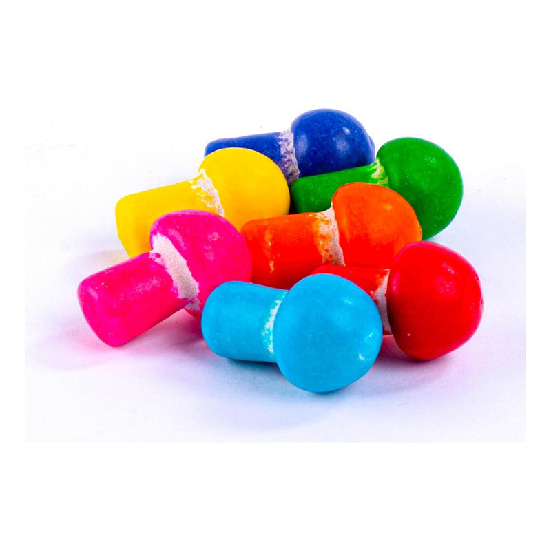 Chicletin Honguitos Chicle Bubli 100 Pzas Diversión Sabor Niños Adultos - Eurotruck Mexico