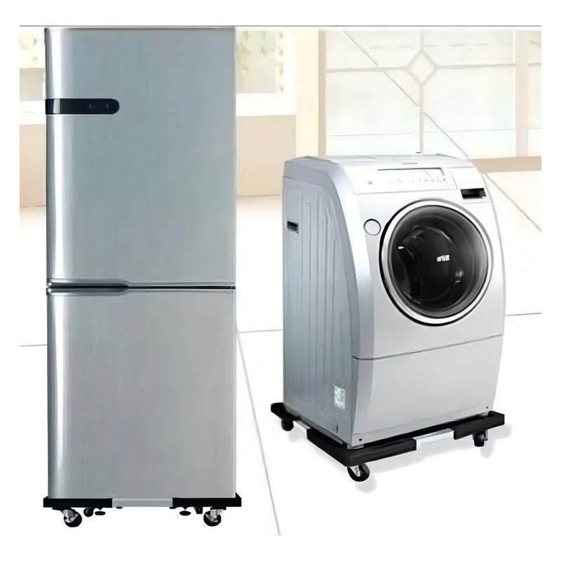 Base Ajustable Móvil Con Ruedas Para Lavadora Refrigerador