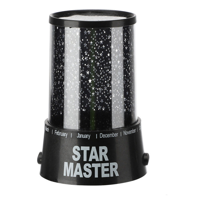 Mini Lampara Usb Superbrillante Proyector Estrella Galaxia Negro Unitalla
