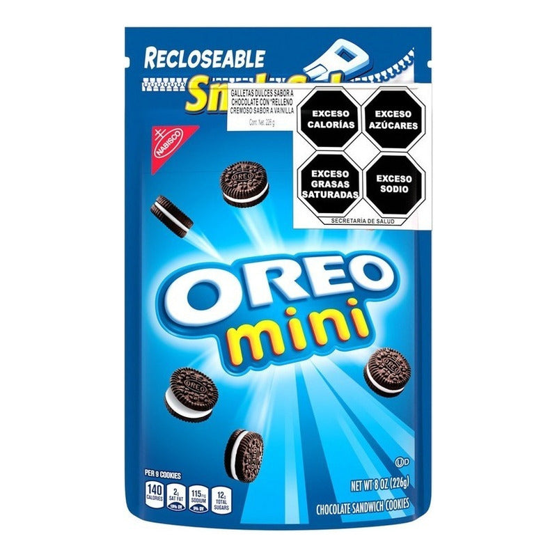 Galletas Oreo Minis Chocolate Sandwhich , Bolsa 226g