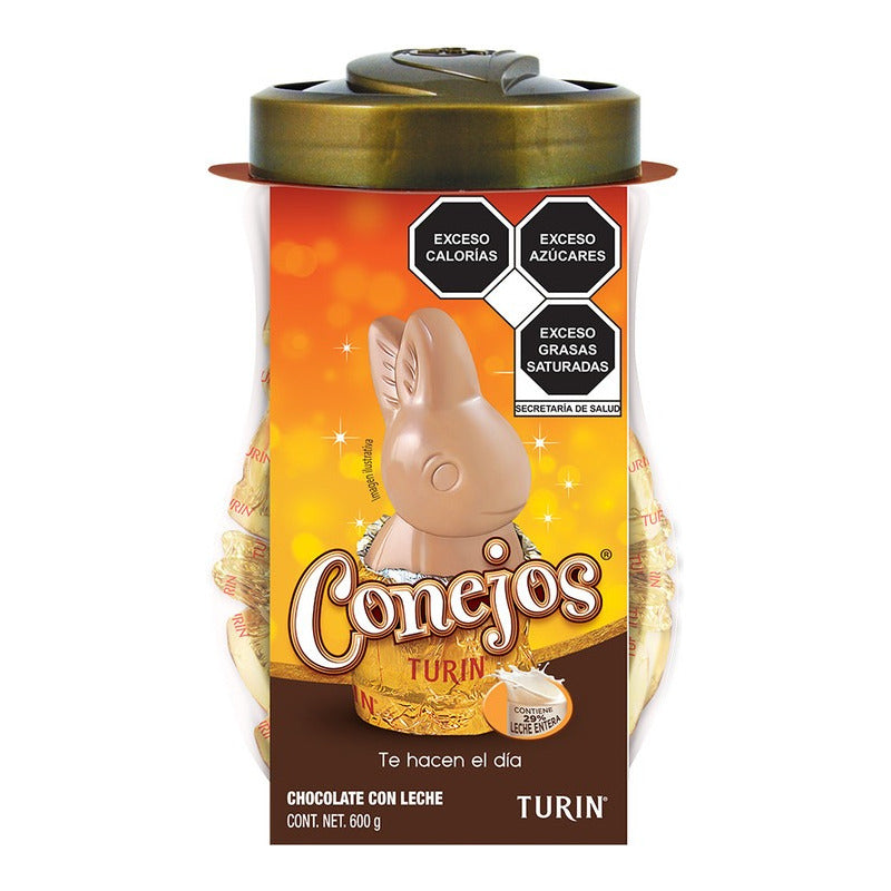 Conejos Turin De Chocolate (vitrolero) 600gr  De 30pz - Eurotruck Mexico