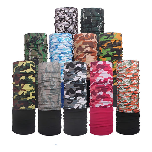 Bandana Mascara Bufanda Moto Ciclista Bici Termica Polar Color Multicolor Diseño De La Tela Tactica