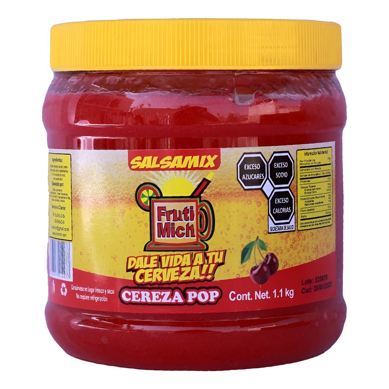 Salsa Fruti Mich Para Escarchar Cereza Pop De 1.1kg - Eurotruck Mexico