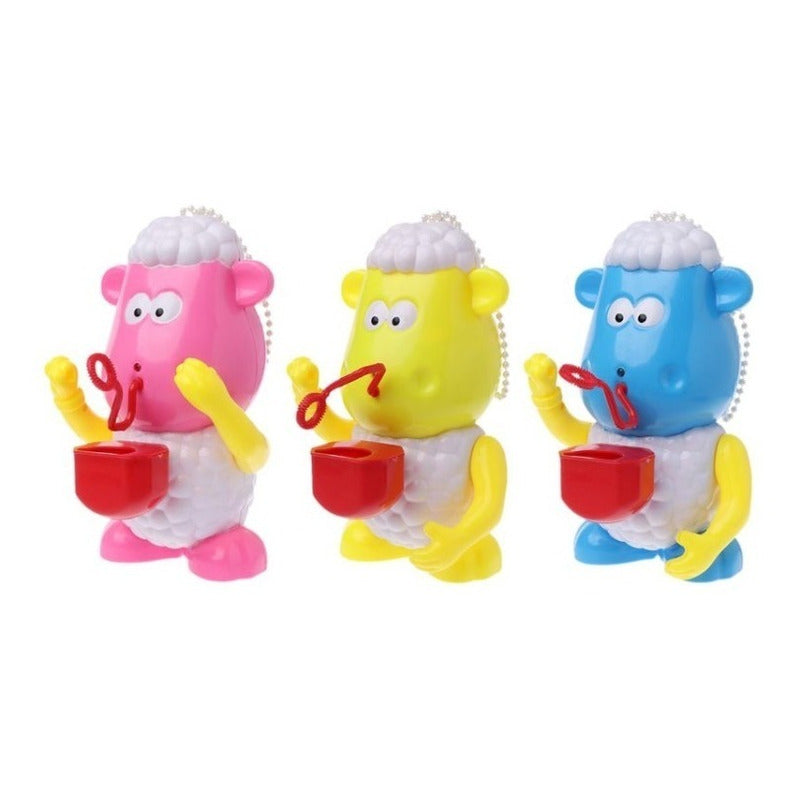 Juguete Borrego Hace Burbujas Sonido Luz Led Bebe Niño Niña