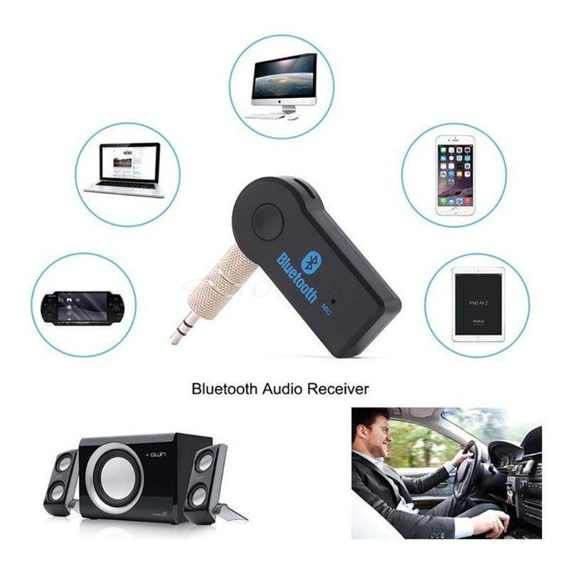 Receptor Bluetooth Auxiliar 3.5 Mm Manos Libres Recargable - Eurotruck Mexico